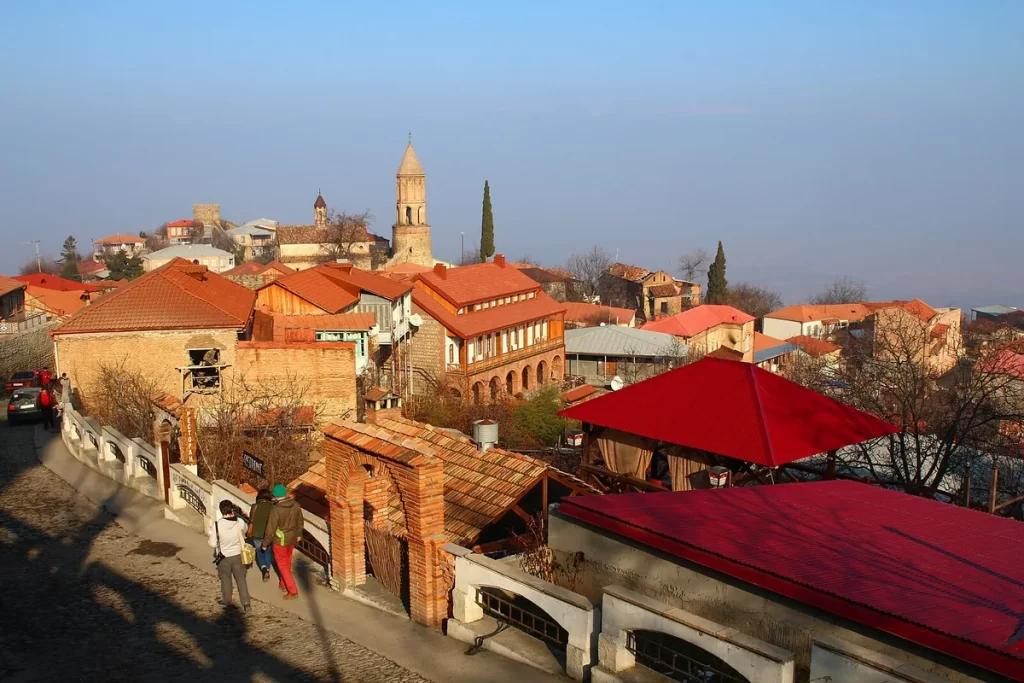Historic town of Sighnaghi in the Kakheti region of Georgia